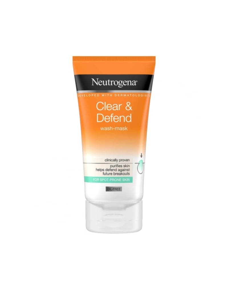 NEUTROGENA CLEAR DEFEND WASH MASK