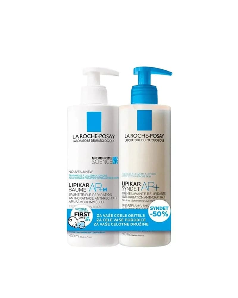 LIPIKAR AP+M BALM 400ML + LIPIKAR SYNDET  L.0177