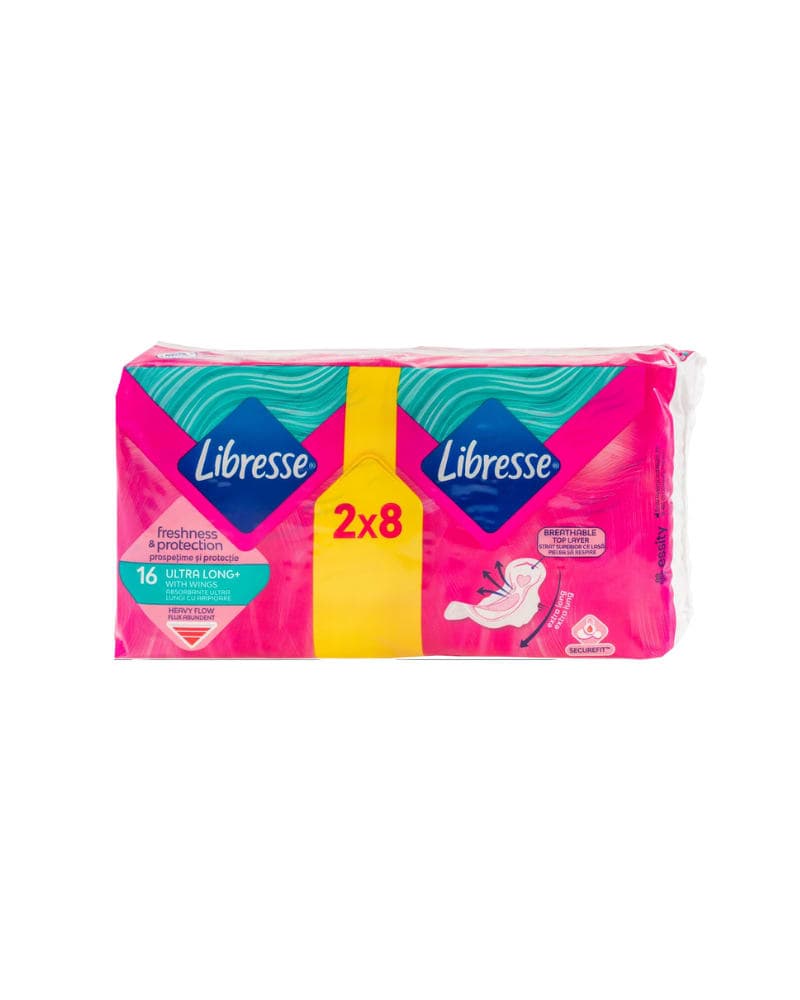 LIBRESSE DUO FRESHNESS&PROTECTION  2X8 COPË, P/12