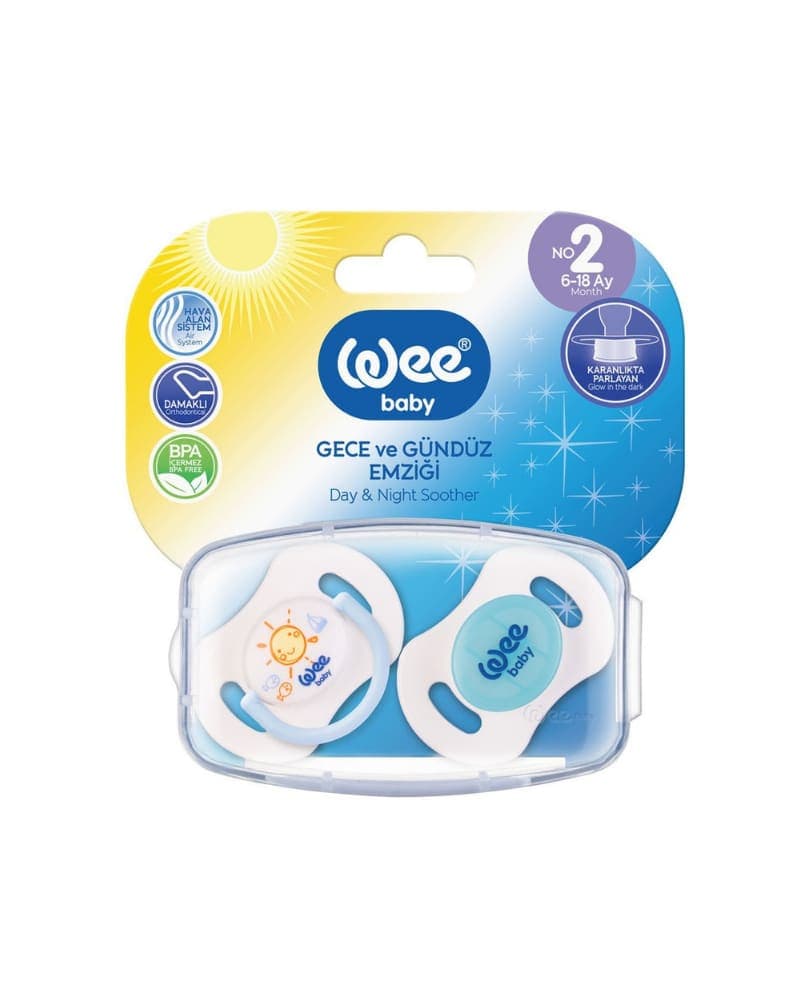 WEE BABY DOUBLE  DAY&NIGHT SOOTHER WITH CASE NO:2