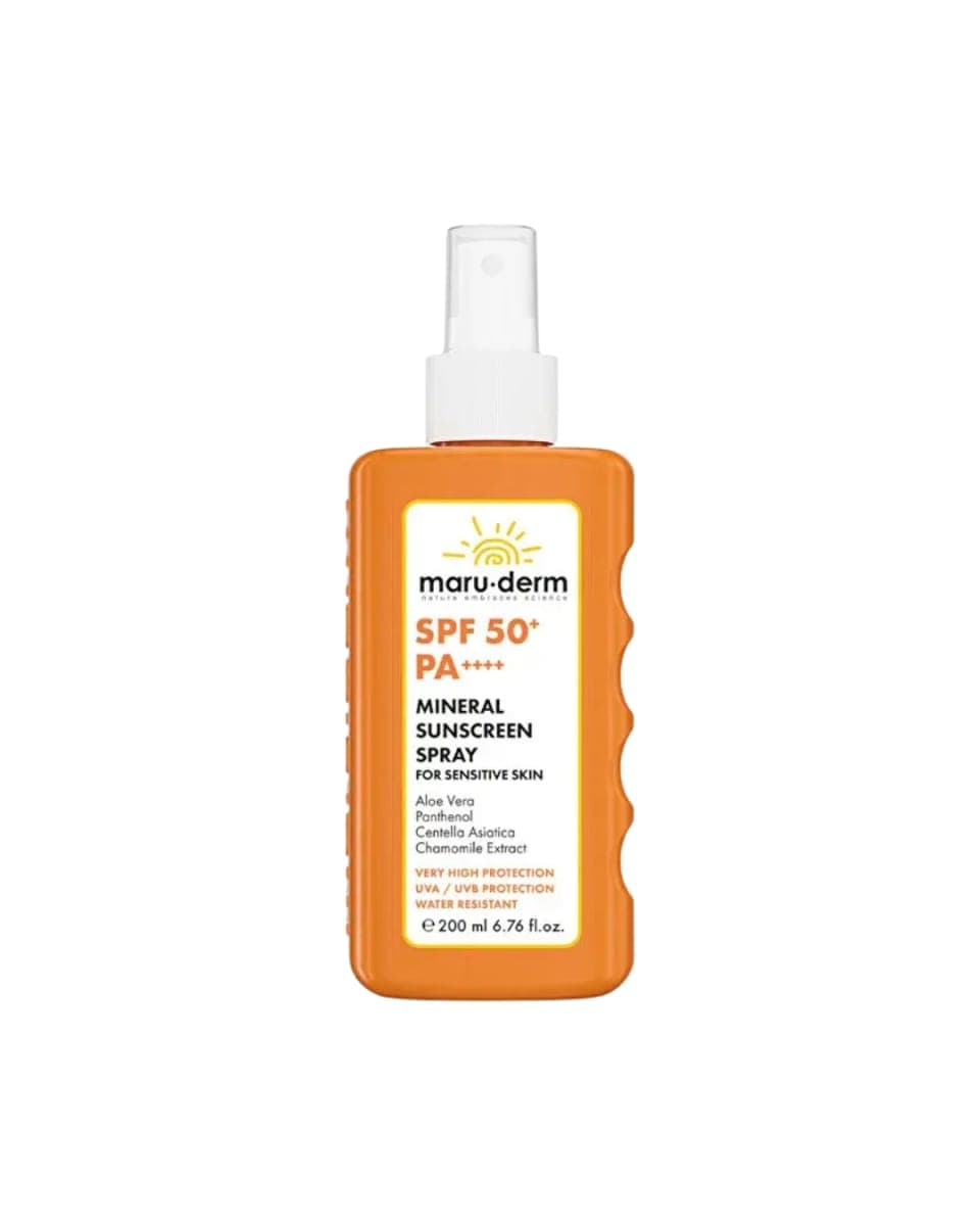 MARUDERM SPF 50+MINERAL SUNSCREEN BODY SPRAY FOR SENSITIVE SKIN 200ml