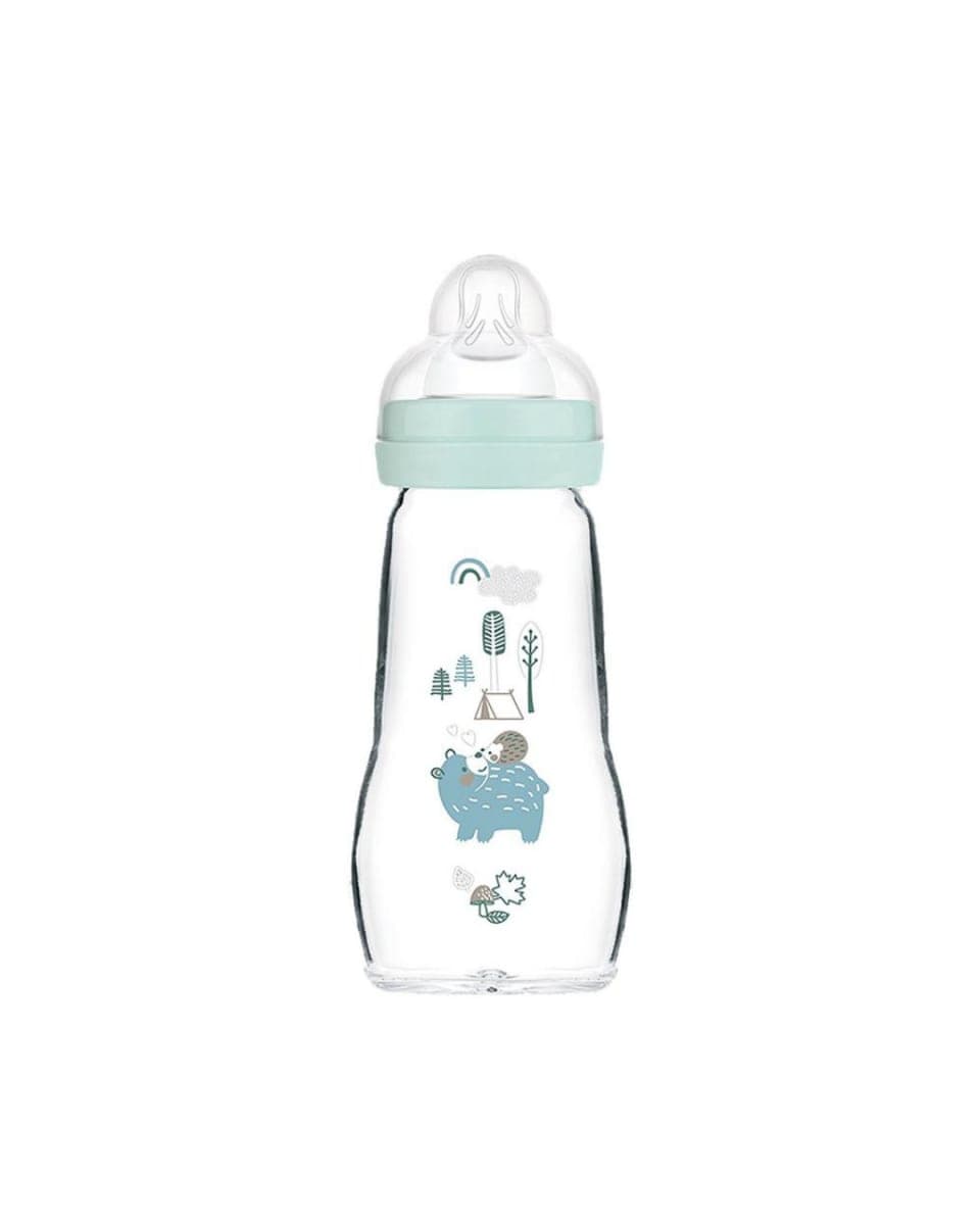 MAM FEEL GOOD GLASS BOTTLE 260ML 2m+ 869075