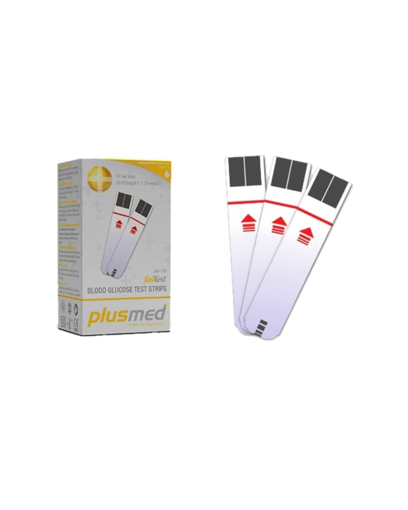 PLUSMED STRIP PER APARAT TE GLUKOZES