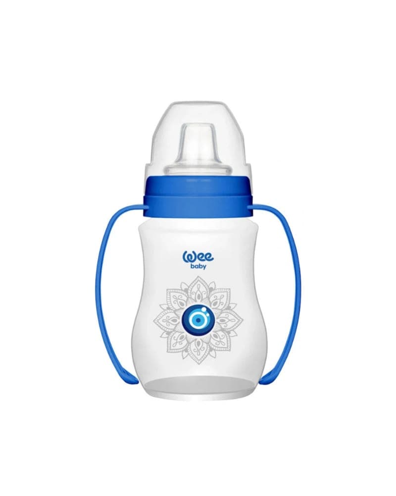 WEE BABY EVIL EYE NON SPILL CUP WITH GRIP 250 ML