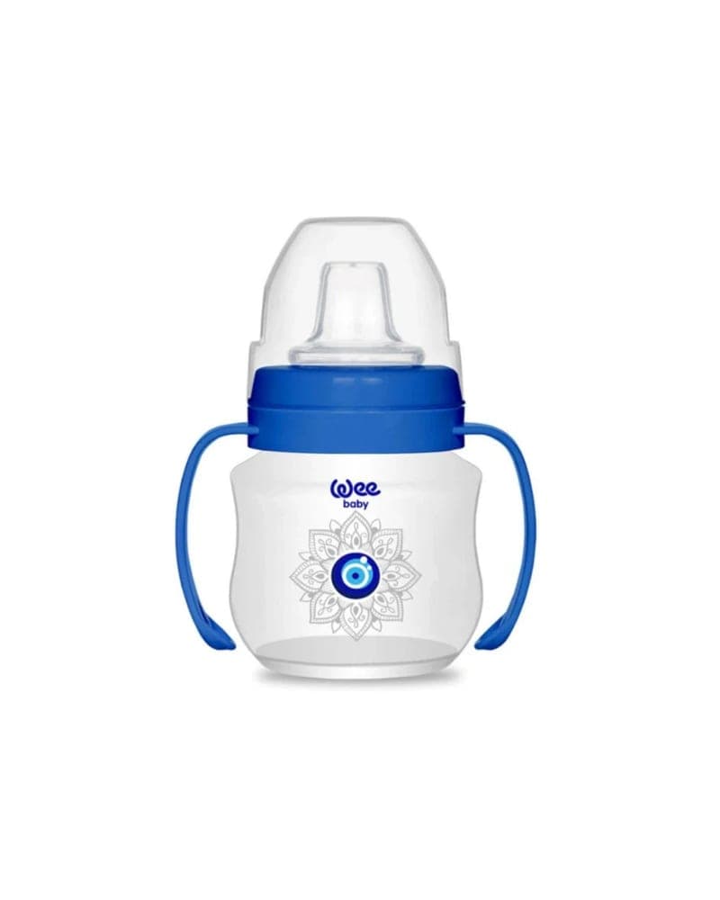 WEE BABY EVIL EYE NON SPILL CUP WITH GRIP 125ML