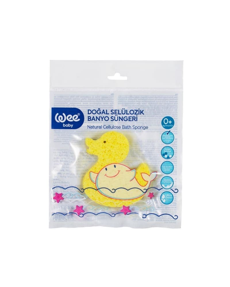 WEE BABY NATURAL CELLULOSE BATH SPONGE A1