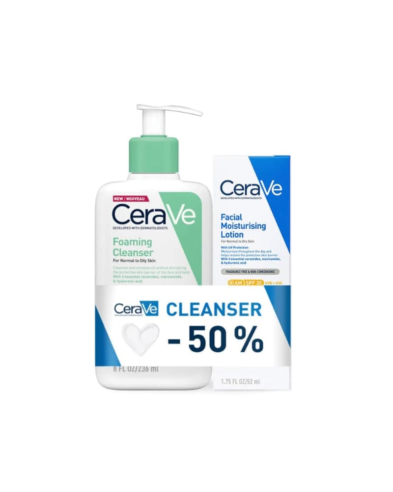 FOAM.CLEANSER 236ML+FACIAL MOIST.SPF50 52ML C.0648