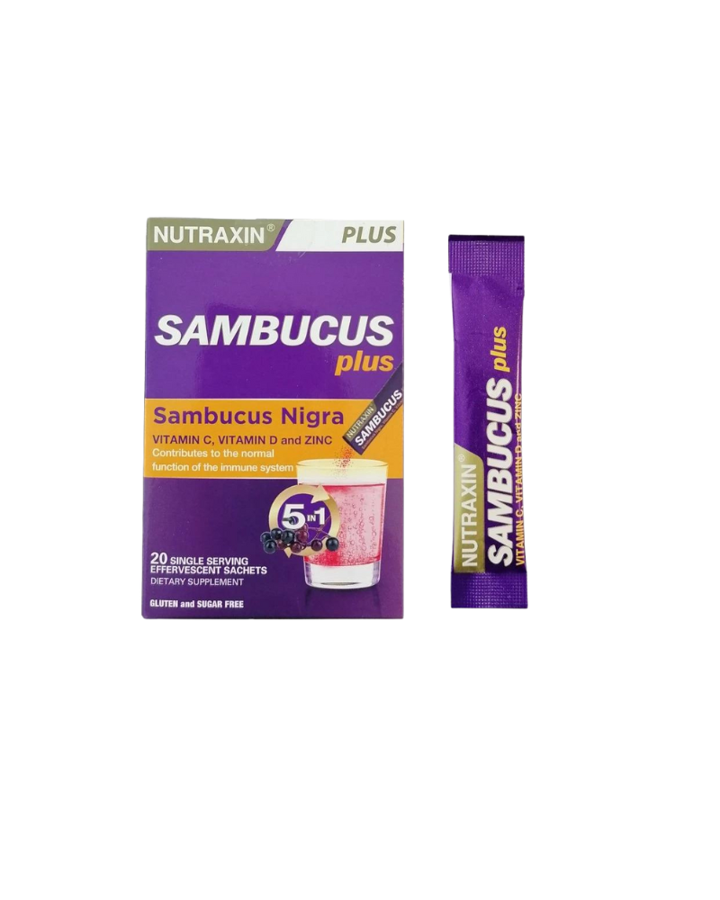 NUTRAXIN SAMBUCUS PLUS A20 EFFERVESCENT SACHETS