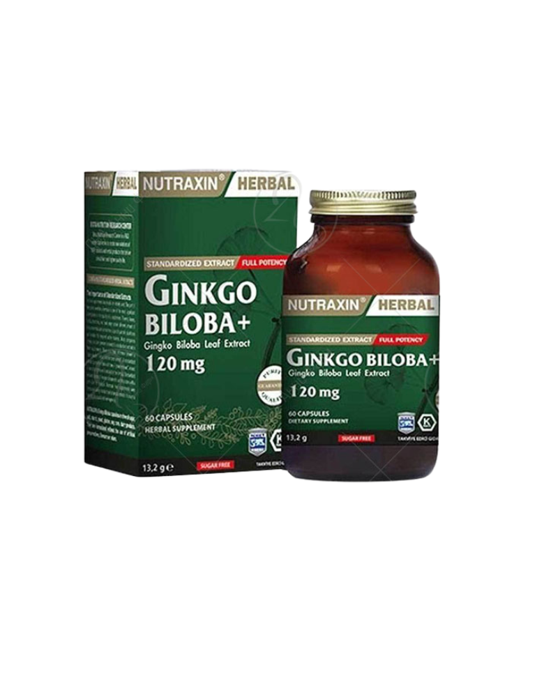 NUTRAXIN GINKGO BILOBA 120MG A60 TAB