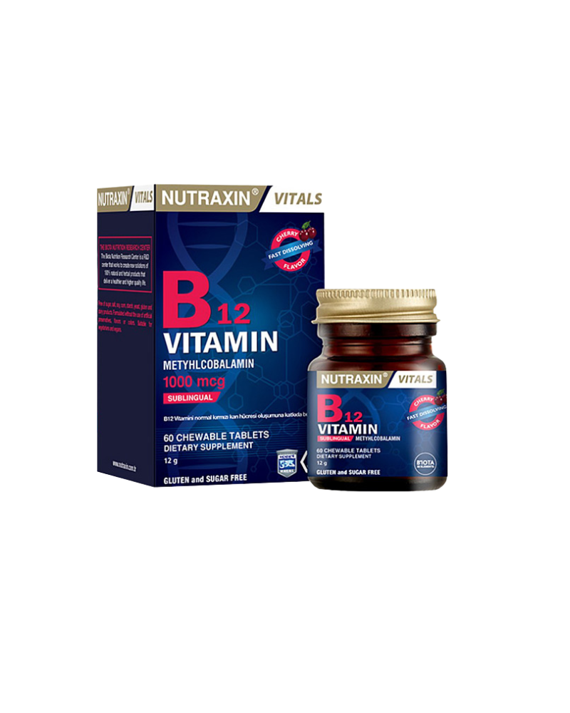 NUTRAXIN VITAMIN B12 1000MCG SUBLINGUAL TAB A60