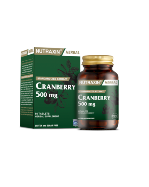 NUTRAXIN CRANBERRY 500MG A60 TAB