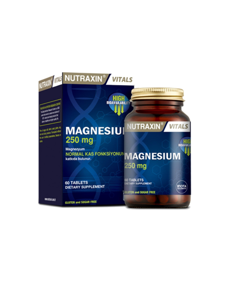 NUTRAXIN MAGNESIUM 250MG A60 TAB