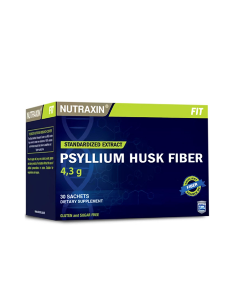 NUTRAXIN PSYLLIUM HUSK FIBER 30X4.3G SACHETS