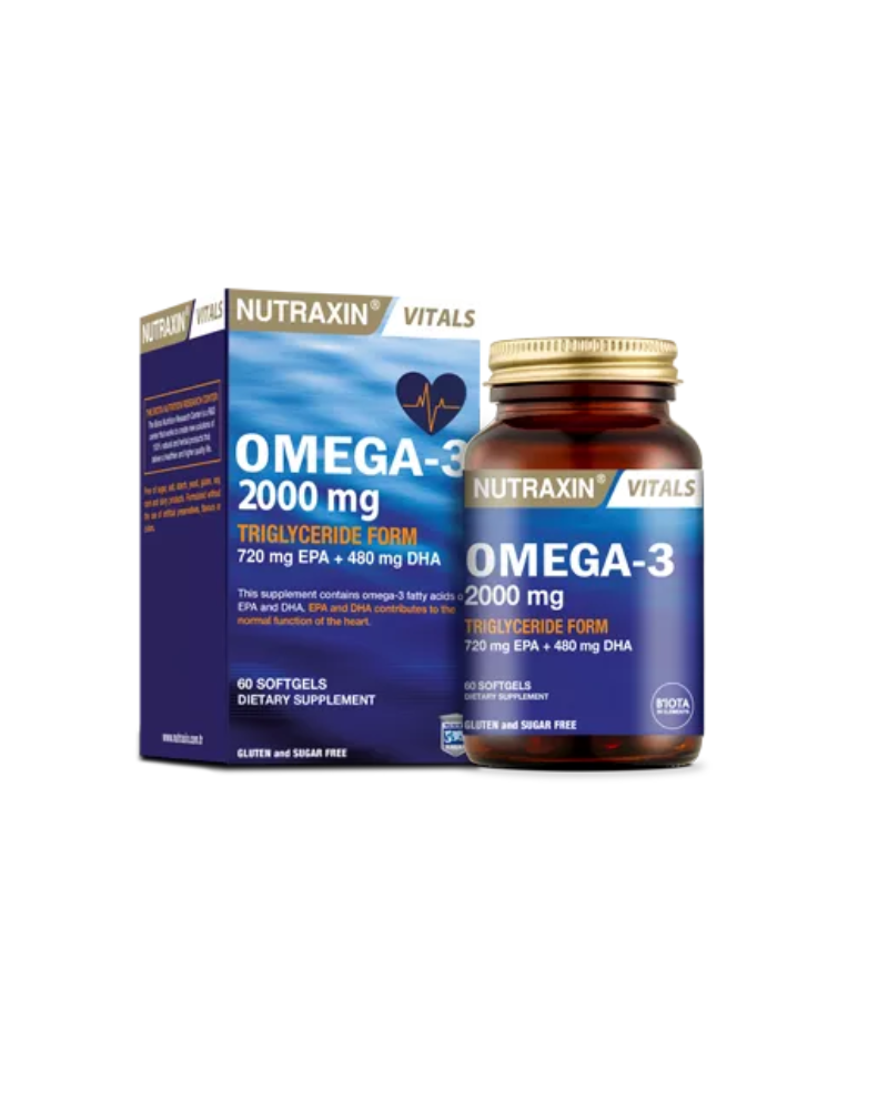 NUTRAXIN OMEGA 3 2000MG A60 SOFTGEL