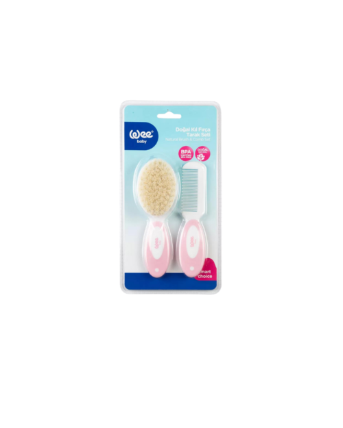 Wee Baby Natural Hair Bristles Brush and comb