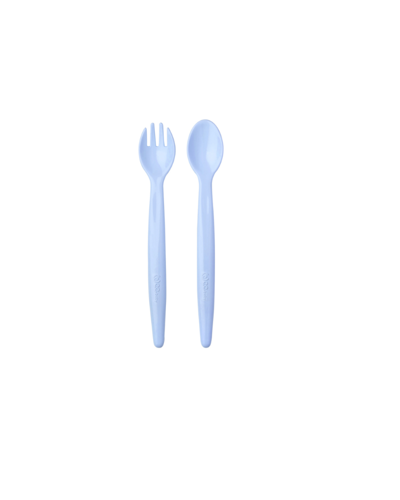 Wee Baby Fork+Spoon & Case