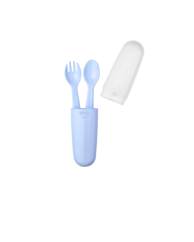 Wee Baby Fork+Spoon & Case