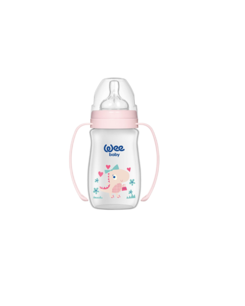 Wee Baby PP Classic+ Wide Neck Feeding Bottle with Grip 150ml 12×12