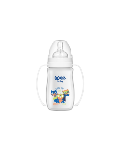 Wee BabyPP Classic+ Wide neck Thematic Feeding Bottle 250 ml 12×12