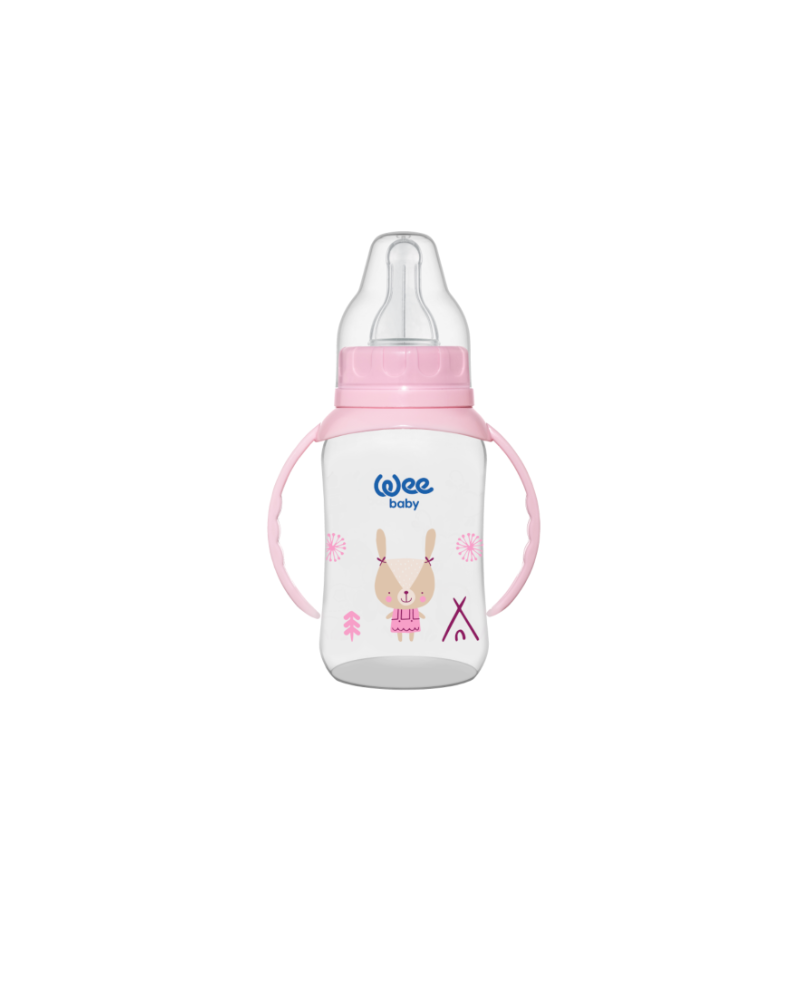 Wee Baby Safari PP Feeding Bottle With Grip 150ml