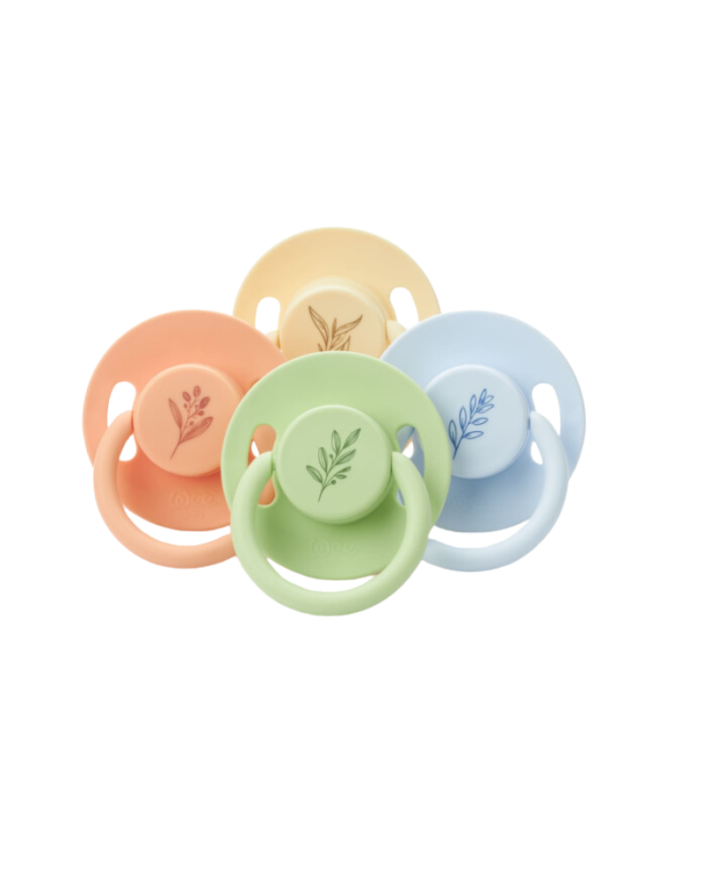 Wee Baby Pure Rubber Tip Soothers No:1 (0-6 Month)