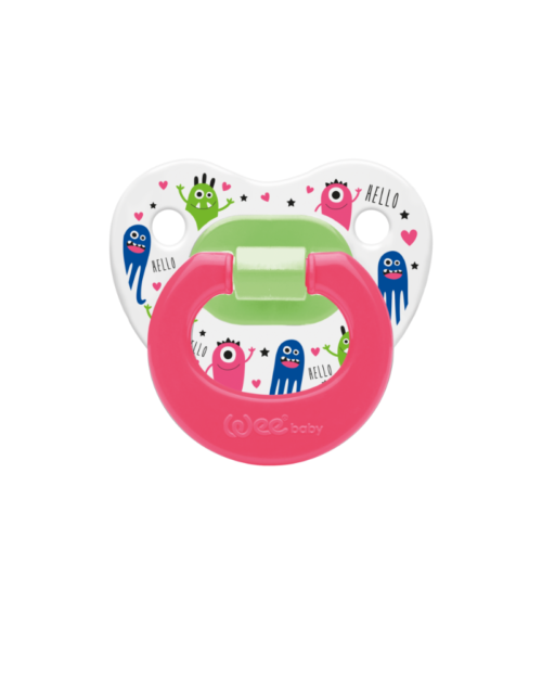 Wee Baby Patterned Body Orthodontic Soother No: 2 24×24 (6-18 Month)