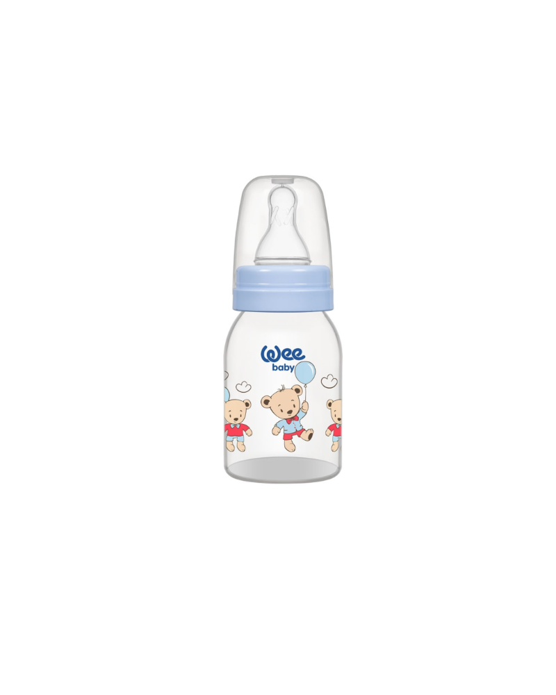 Wee Baby Classic PP Feeding Bottle 125 ml (silicone nipple No:1) 12×16