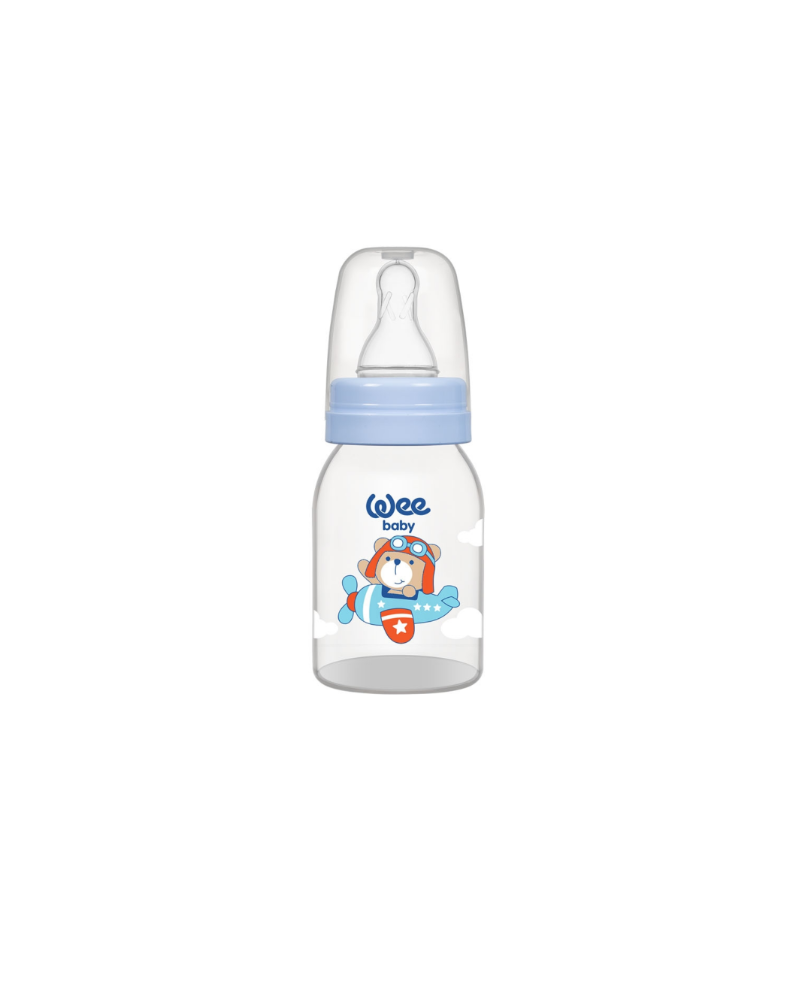 Wee Baby Classic PP Feeding Bottle 125 ml (silicone nipple No:1) 12×16