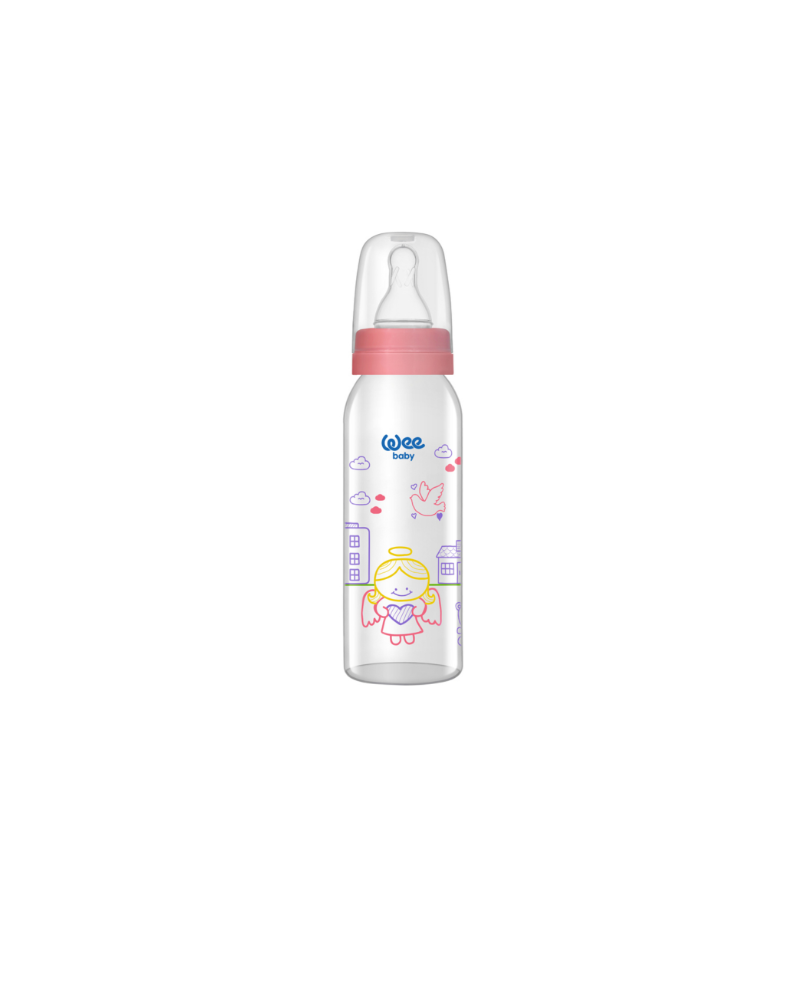 Wee Baby Glass Feeding Bottle 250 ml No:1 12×6