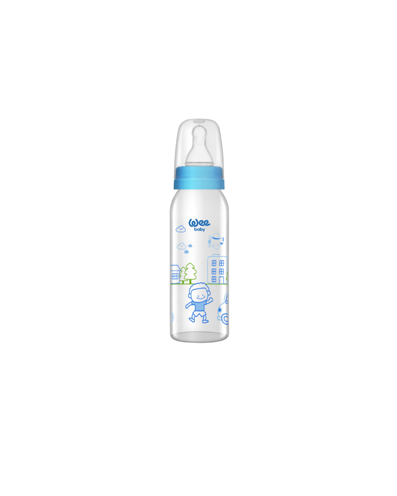 Wee Baby Glass Feeding Bottle 250 ml No:1 12×6