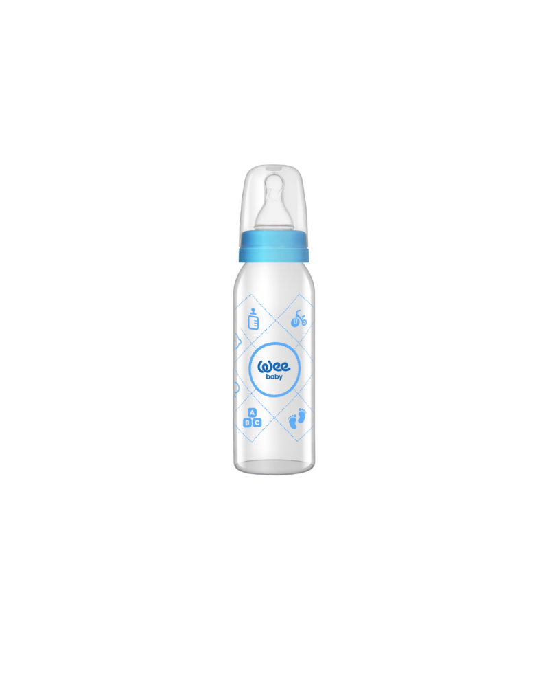 Wee Baby Glass Feeding Bottle 250 ml No:1 12×6