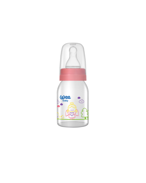 Wee Baby Glass Feeding Bottle 125 ml No:1 12×6