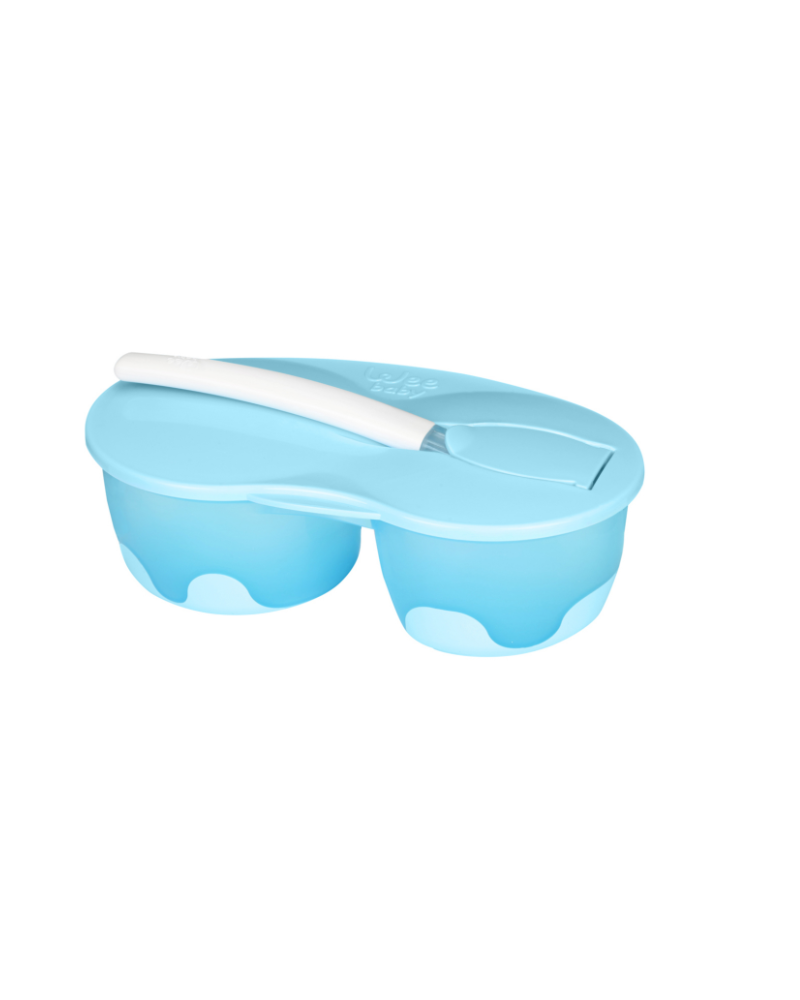 Wee Baby 2-Section Feeding Bowl Set