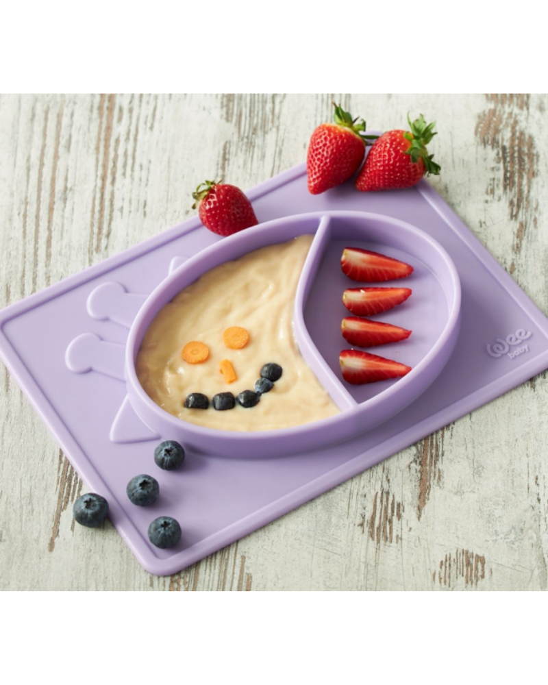 Wee Baby Silicone Placemat Plate