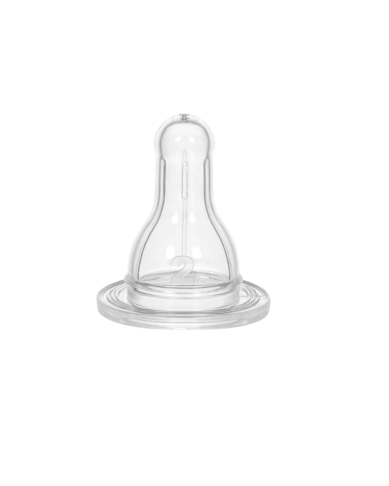 Wee Baby Silicone Spare Round Teat for Bottle No:3 24×24 (18+ Month)