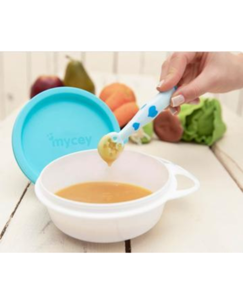 MyCey Plate – with lid – green