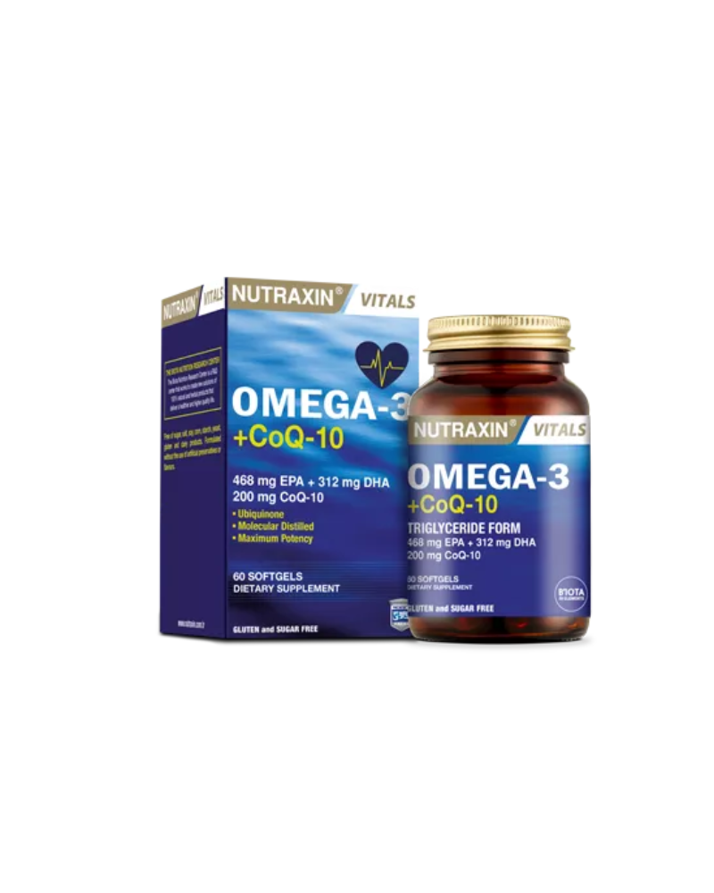 NUTRAXIN OMEGA 3 + COQ-10 A60 SFG