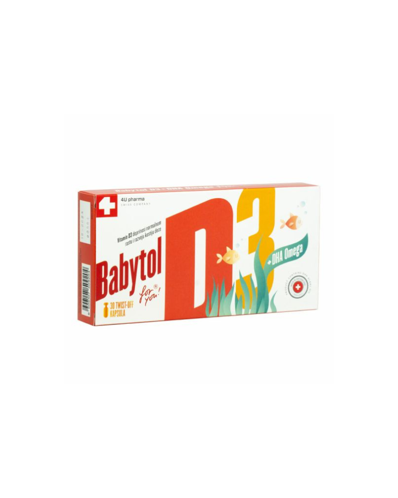 BABYTOL D3+OMEGA 30 CPS