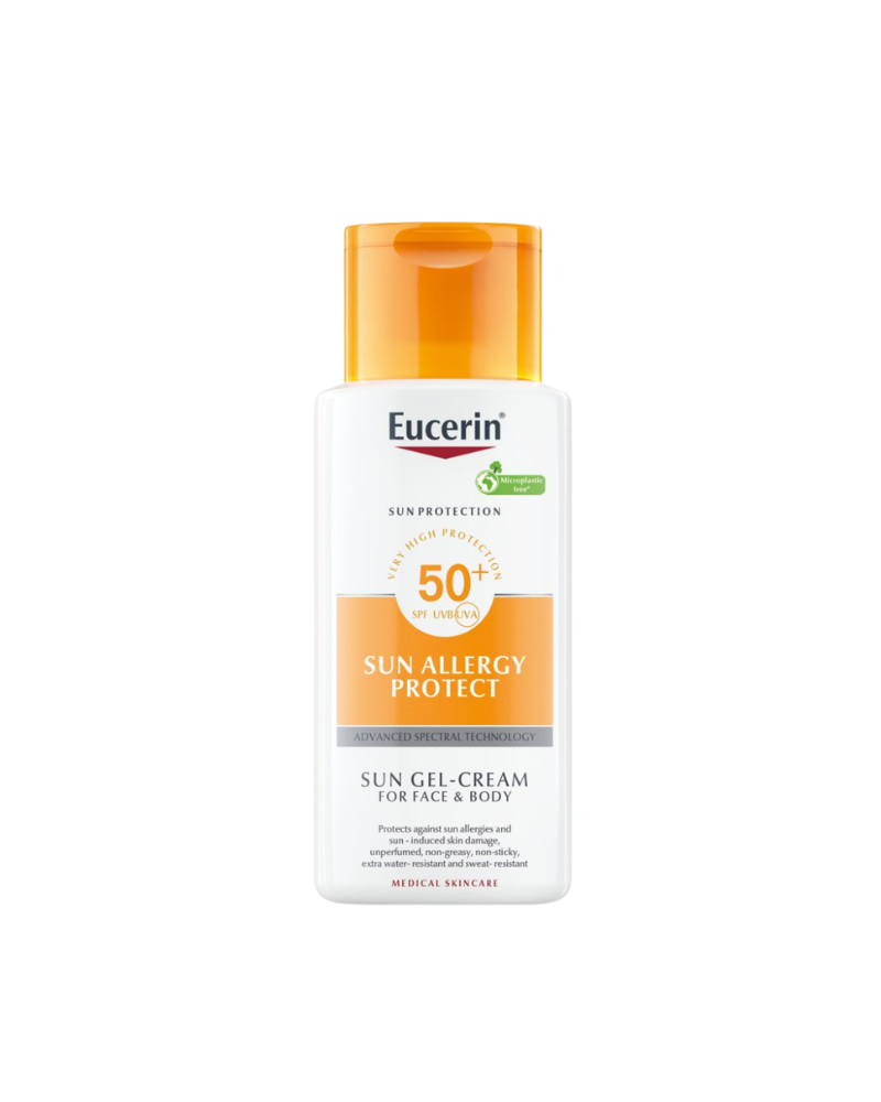 63944 EUCERIN SUN KREM-GEL PER MRBOJTJE NGA ALERGJITE SPF 50 150ML