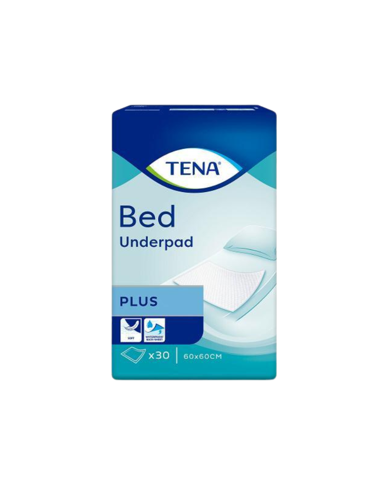 TENA BED PLUS SECURE ZONE 60CMX60CM A30 PCS