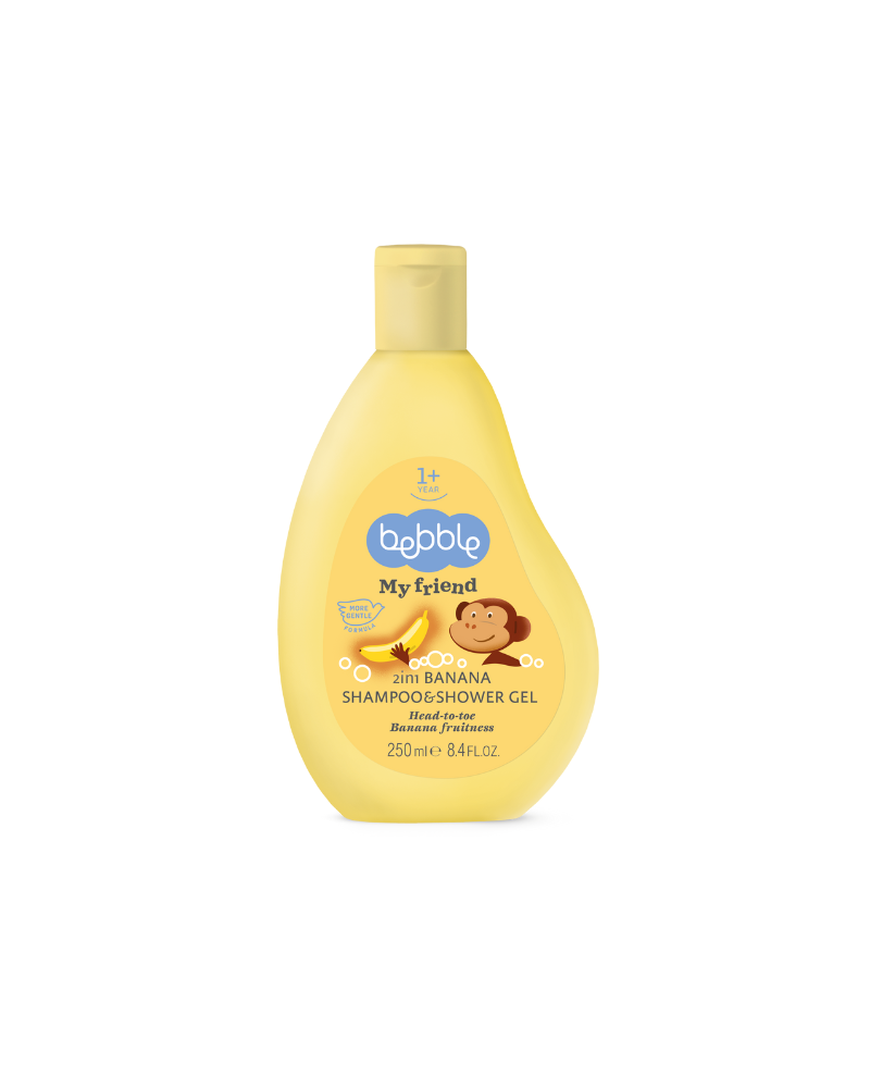 BEBBLE 2IN1 BANANA SHAMPOO & SHOWER GEL 250ML