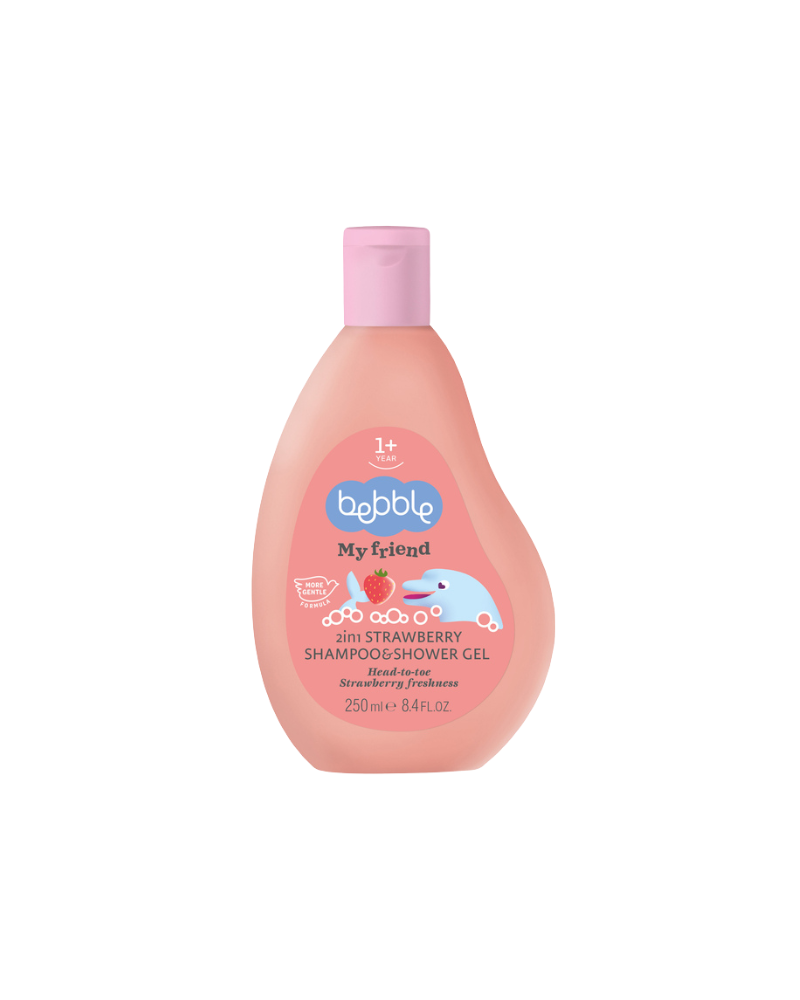BEBBLE 2IN1 STRAWBERRY SHAMPOO & SHOWER GEL 250ML