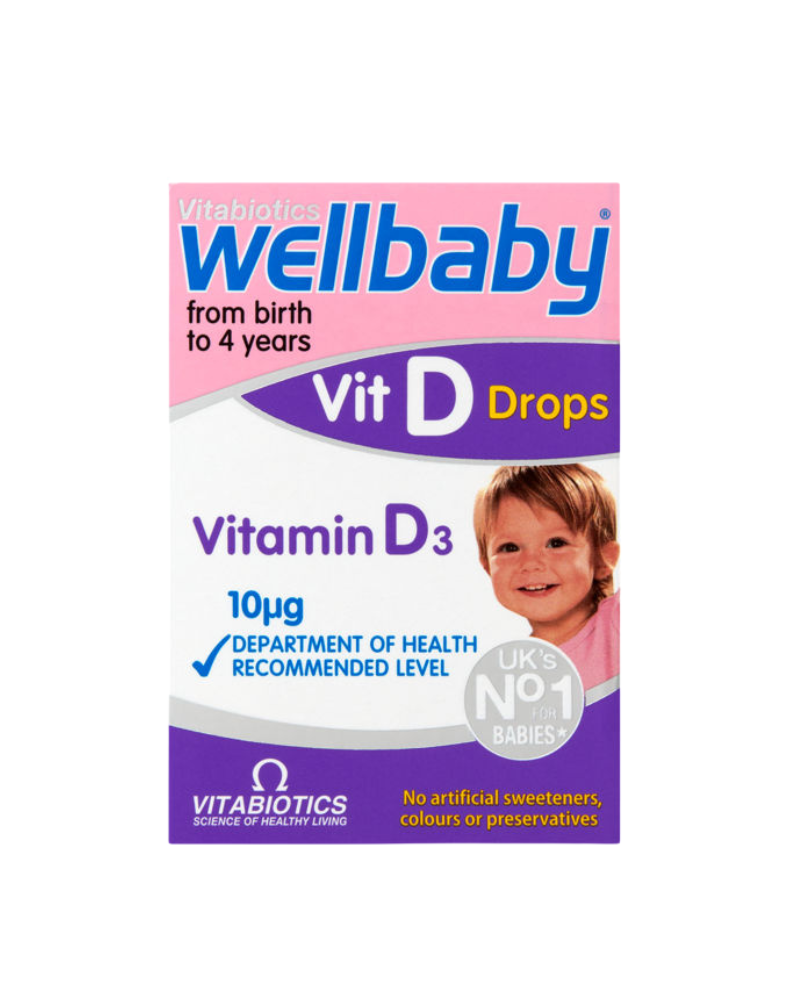 WELLBABY VITAMIN D3 DROPS 30ML