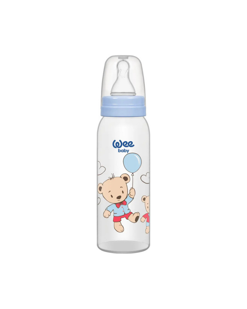 WEE BABY CLASSIC PP FEEDING BOTTLE 250 ML (SILICONE NIPPLE NO:1) 12X16