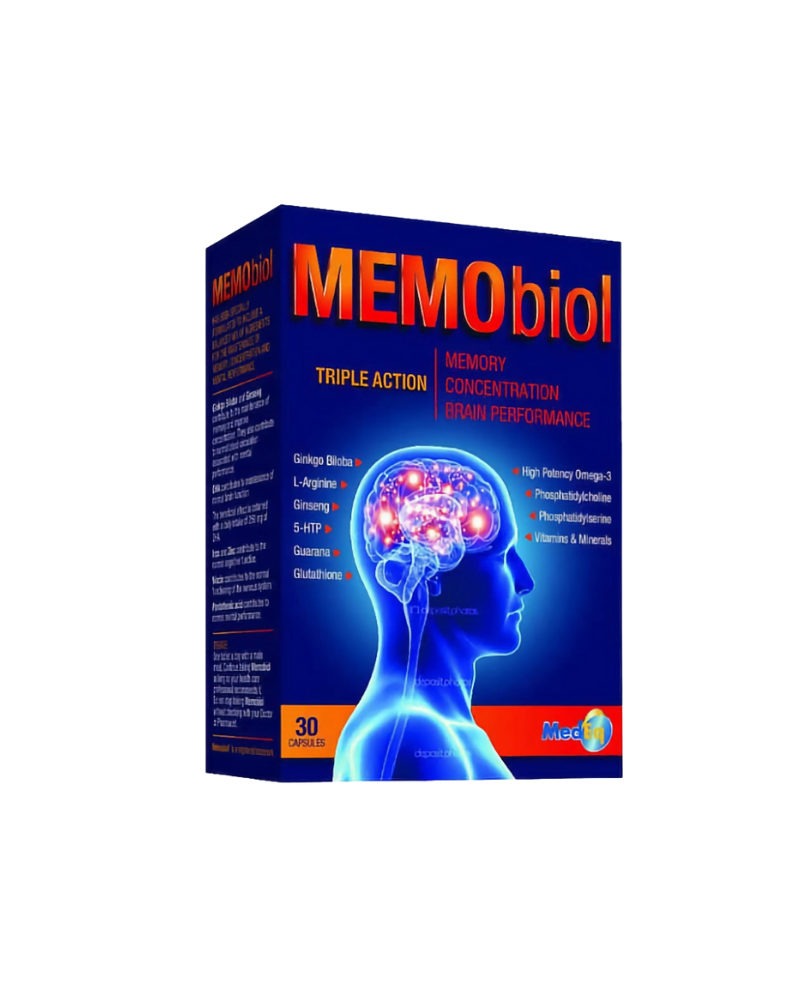 MEMOBIOL MEMORY CONCETRATION&BRAIN PERFORMANCE 30 CPS