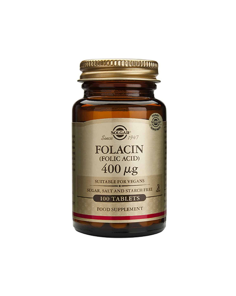 SOLGAR FOLACIN 400MCG TBL100