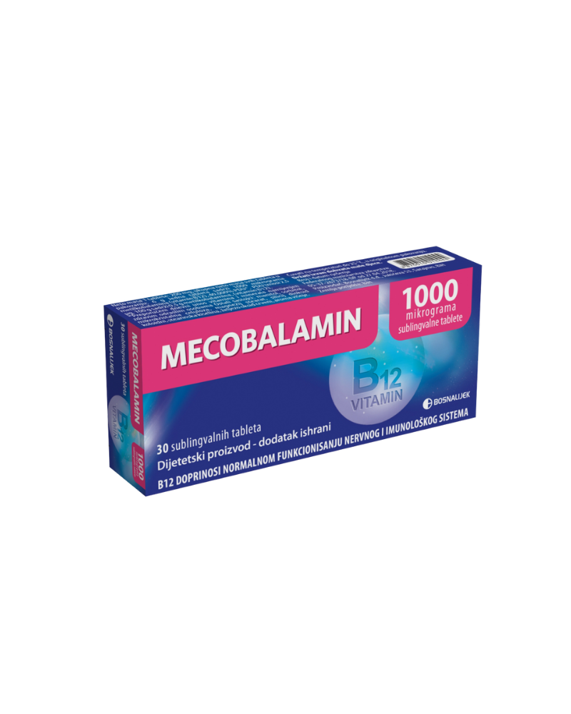 MECOBALAMIN (VIT.B.12) TBL 30 X 1000M MG