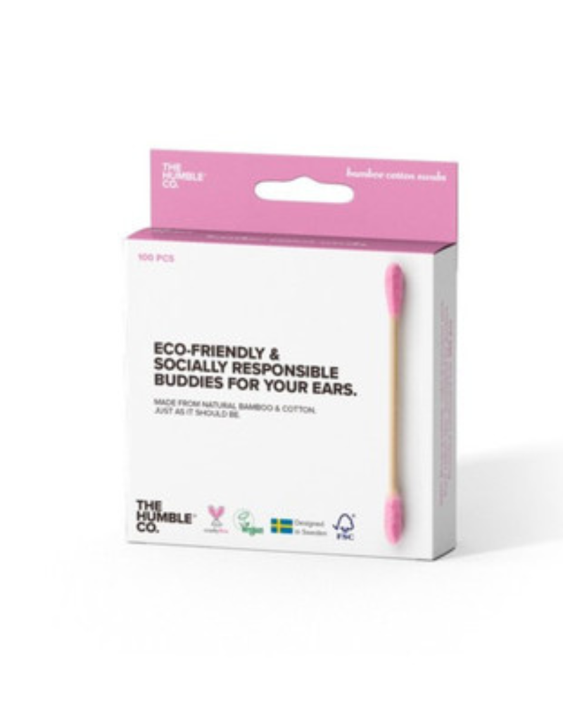 BAMBOO COTTON SWABS – PURPLE