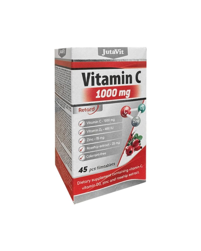 JUTAVIT VITAMIN C 1000MG + D3 +ZINC A45 TBL
