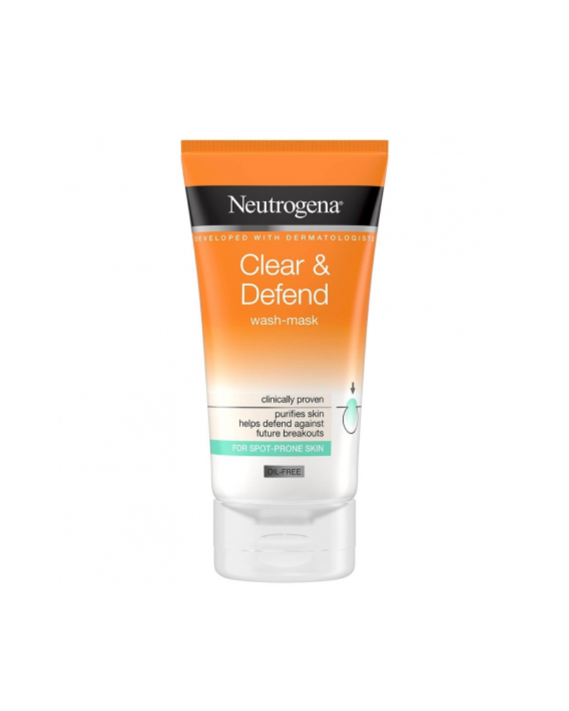 NEUTROGENA CLEAR DEFEND WASH MASK
